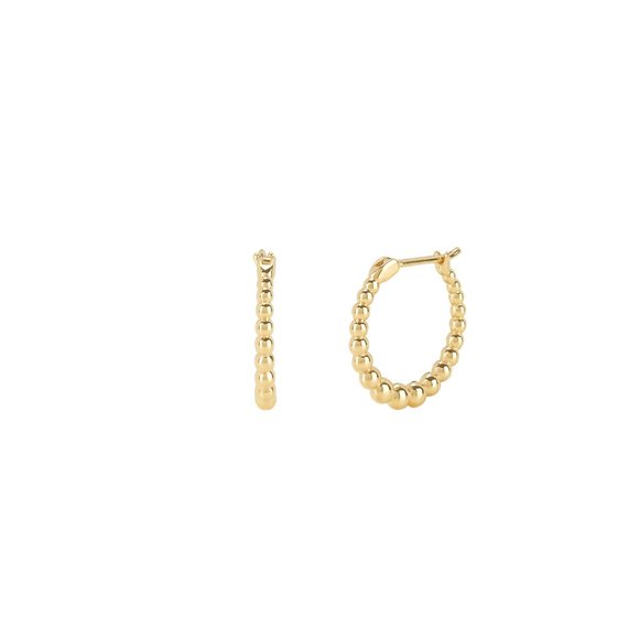 Mejuri Jewelry - Mejuri Beaded Midi Hoops